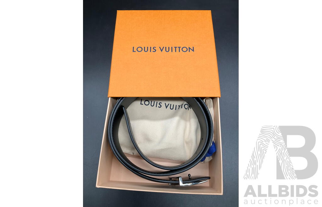 VL Black Belt Branded Louis Vuitton