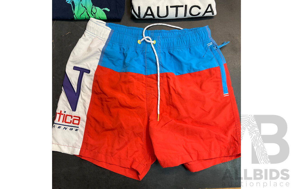 NAUTICA Size S Shorts & Sweater and POLO Size S T-shirt - Lot of 3