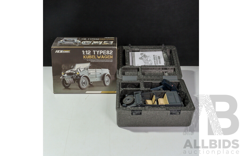 ROC Hobby Remote Controlled 4X4 Kubelwagen Type 82 1:12 Scale