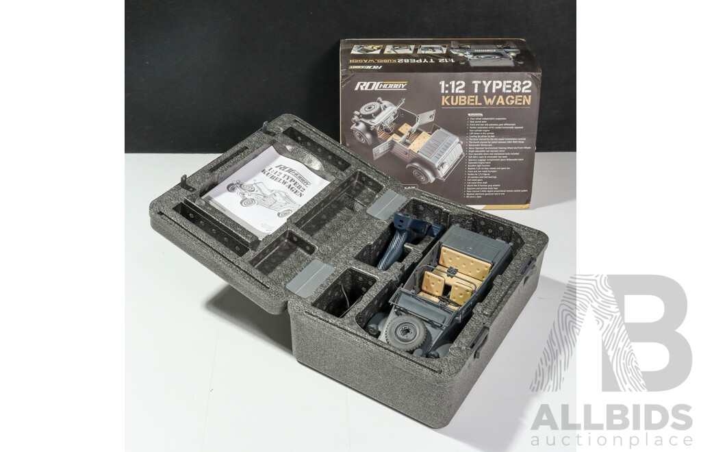 ROC Hobby Remote Controlled 4X4 Kubelwagen Type 82 1:12 Scale