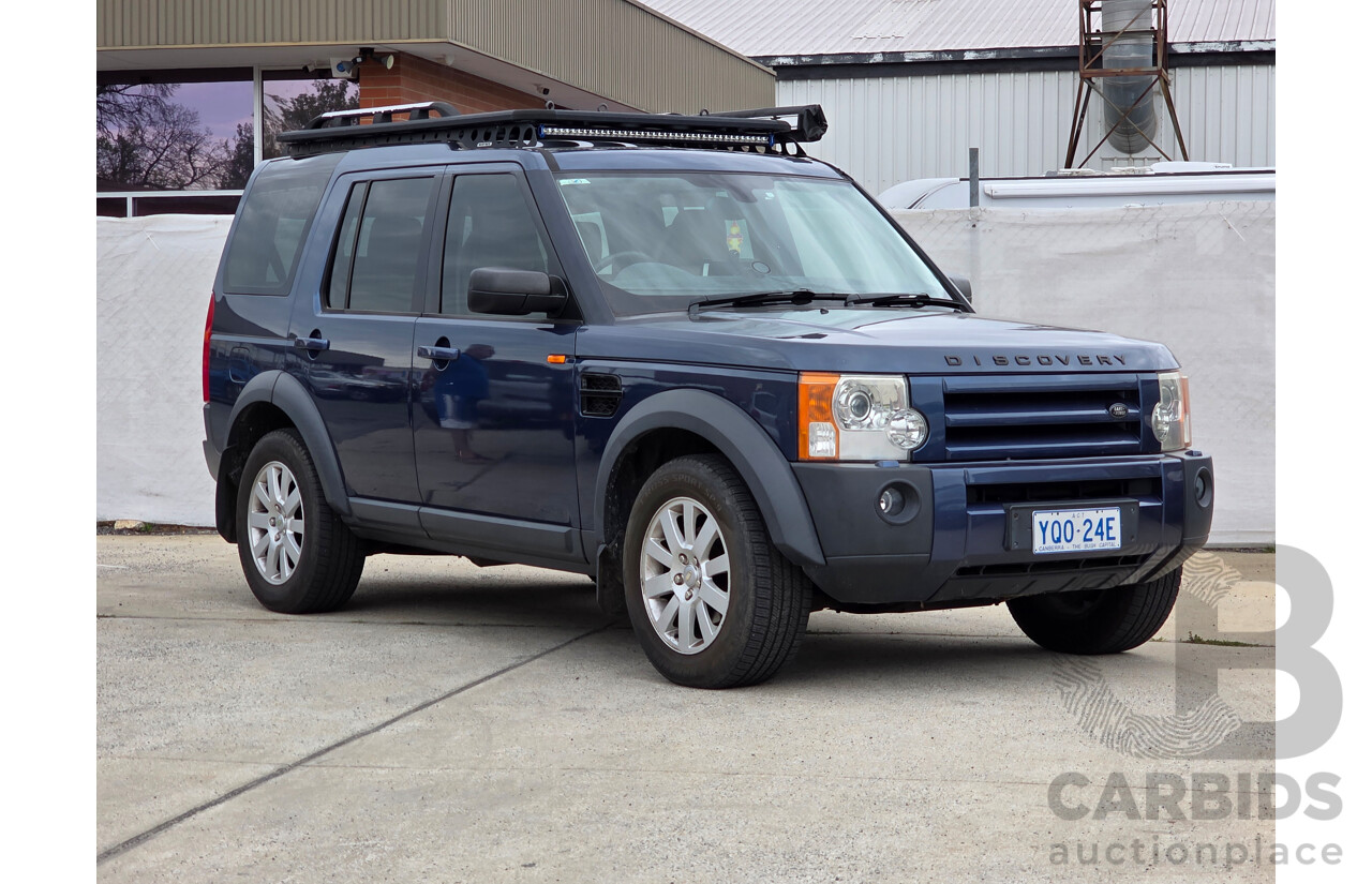 8/2006 Land Rover Discovery 3 HSE 4d Wagon Blue Turbo Diesel 2.7L - 7 Seats