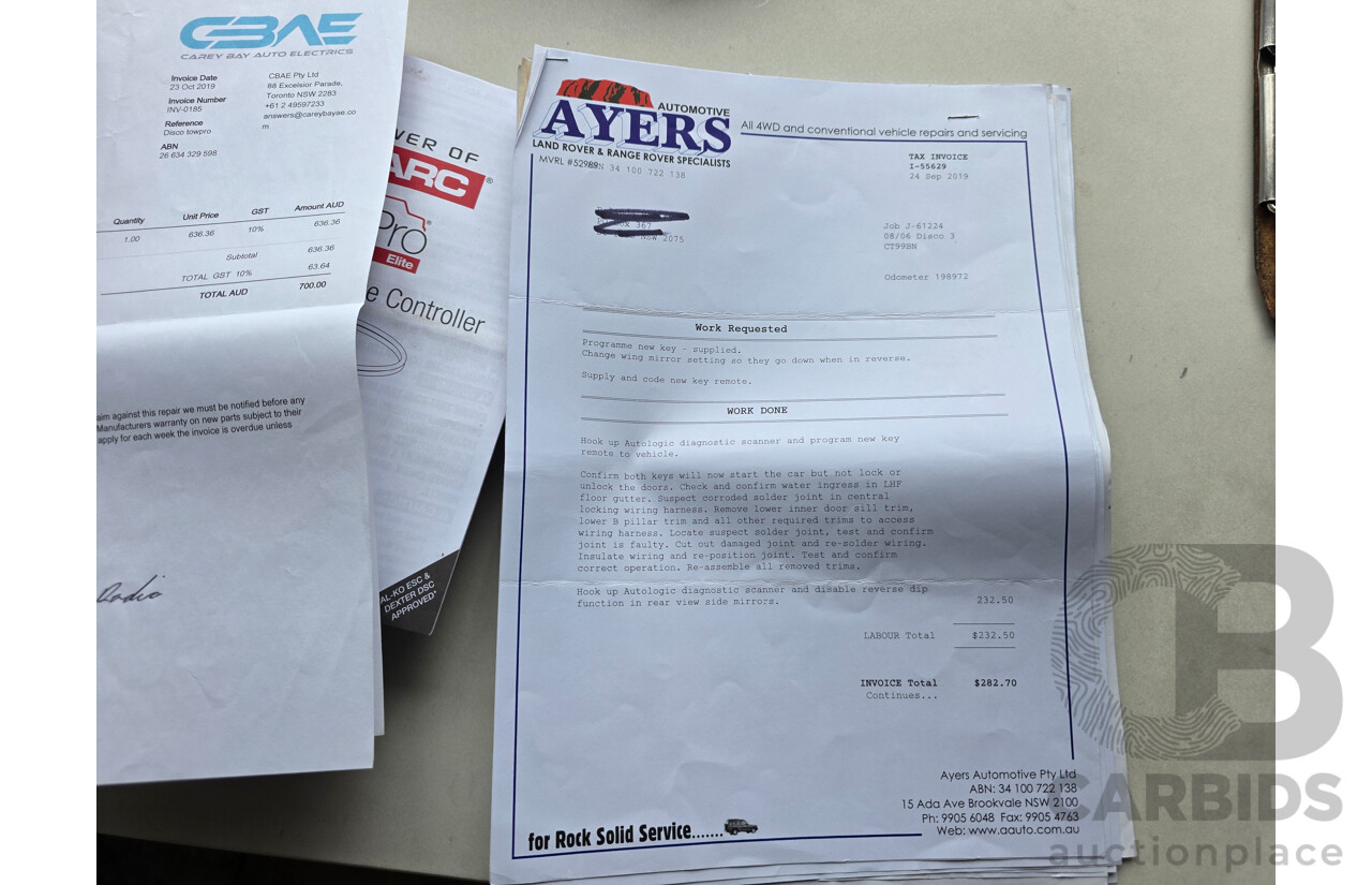 8/2006 Land Rover Discovery 3 HSE 4d Wagon Blue Turbo Diesel 2.7L - 7 Seats