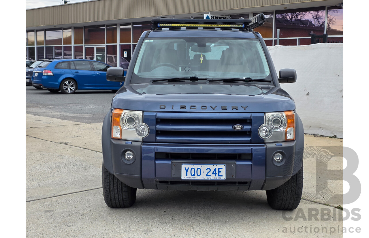 8/2006 Land Rover Discovery 3 HSE 4d Wagon Blue Turbo Diesel 2.7L - 7 Seats