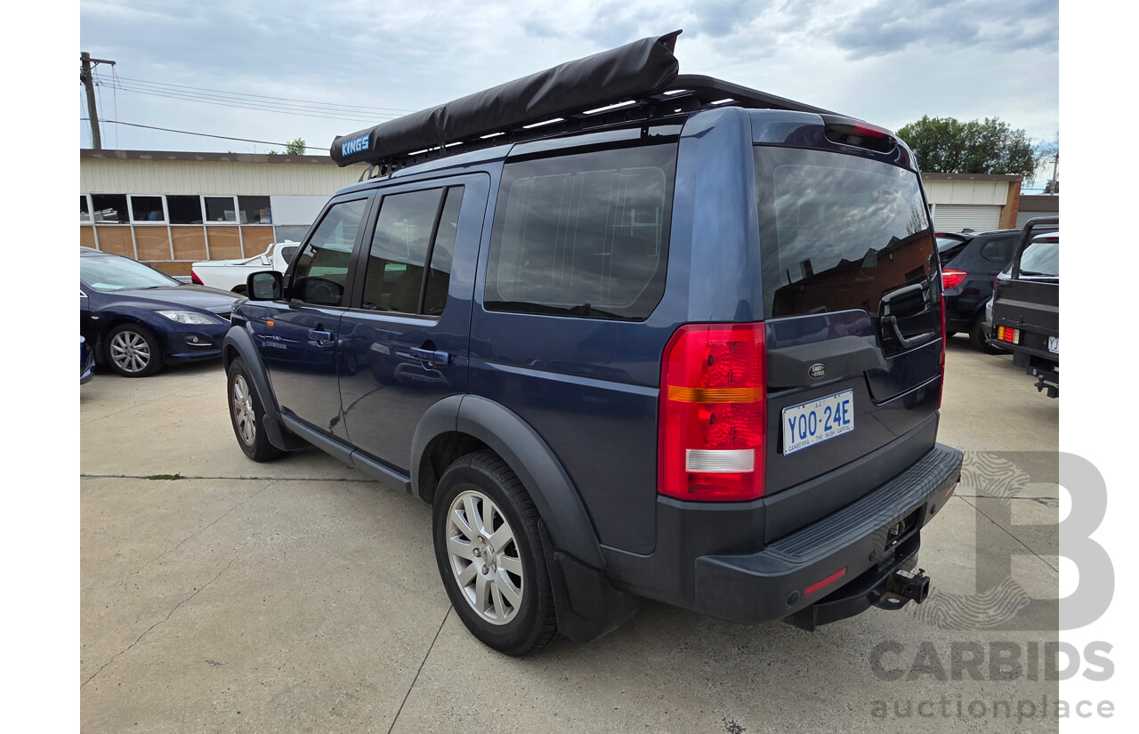 8/2006 Land Rover Discovery 3 HSE 4d Wagon Blue Turbo Diesel 2.7L - 7 Seats