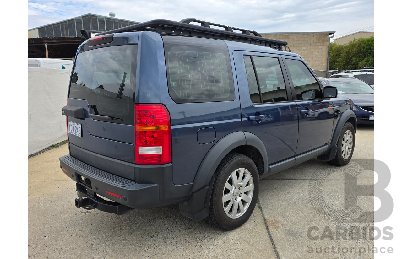 8/2006 Land Rover Discovery 3 HSE 4d Wagon Blue Turbo Diesel 2.7L - 7 Seats