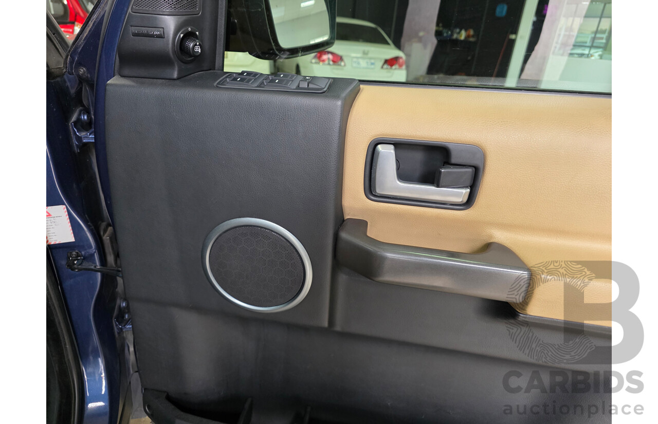 8/2006 Land Rover Discovery 3 HSE 4d Wagon Blue Turbo Diesel 2.7L - 7 Seats