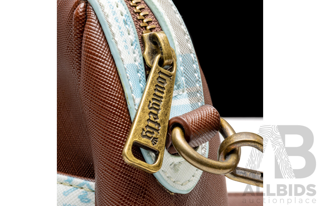 Loungefly Harry Potter Hufflepuff Patch Varsity Plaid Crossbody Bag & Country Road Waxy Canvas Wet Pack with Tags