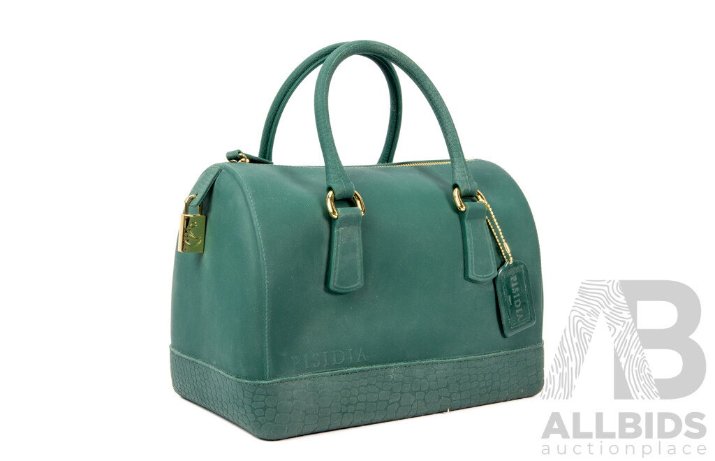 PISIDIA Silicone Bookmaker Bowler Bag Green