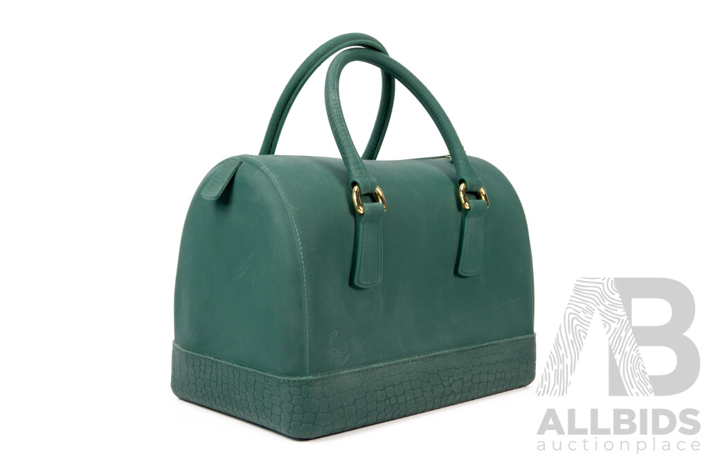 PISIDIA Silicone Bookmaker Bowler Bag Green