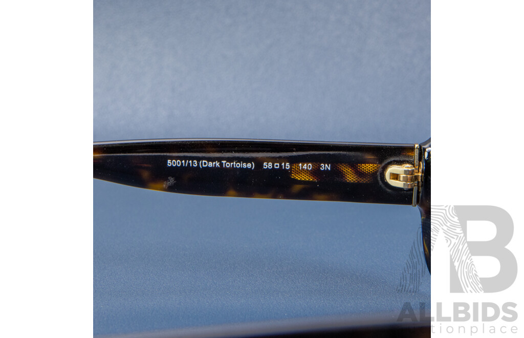 COACH Joanie Sunglasses in Dark Tortoise with Case