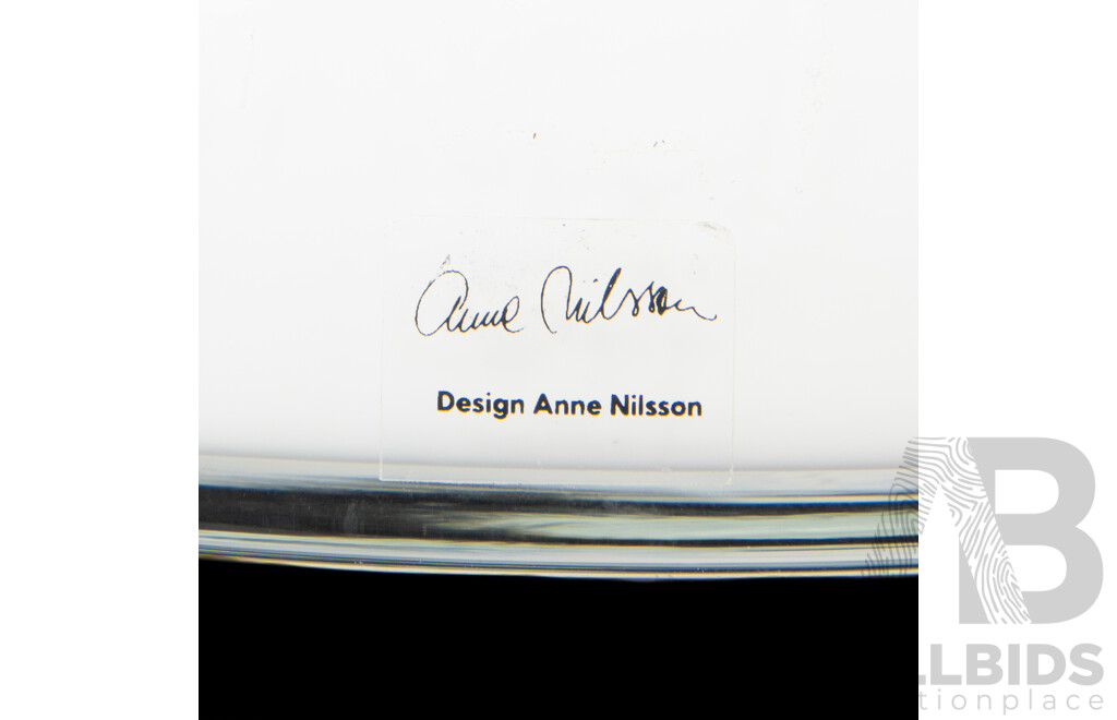 Large Krosno Float Bowl with Art Glass Vase