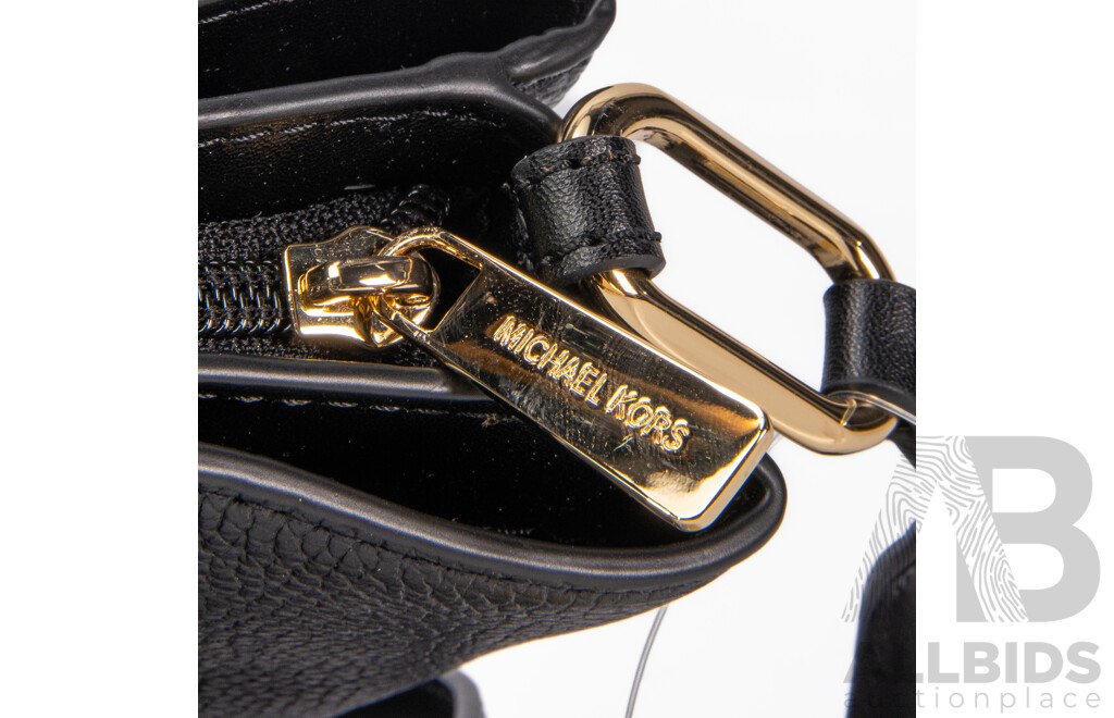NEW Michael Kors Black Trisha Crossbody Bag - RRP $398