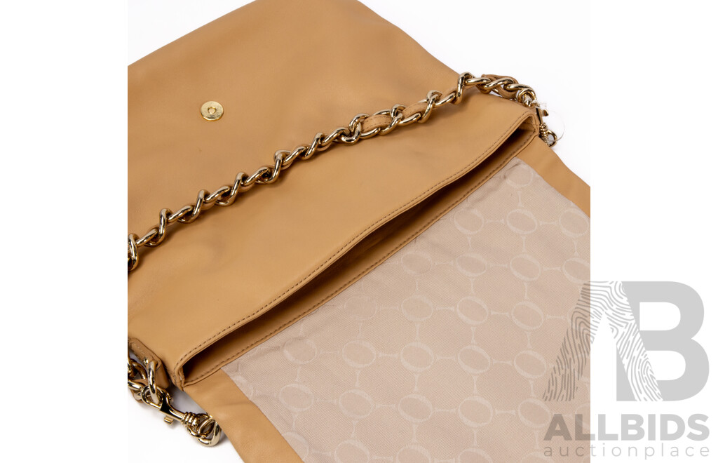 NEW Oroton Tan Vachetta Satchel- RRP $595