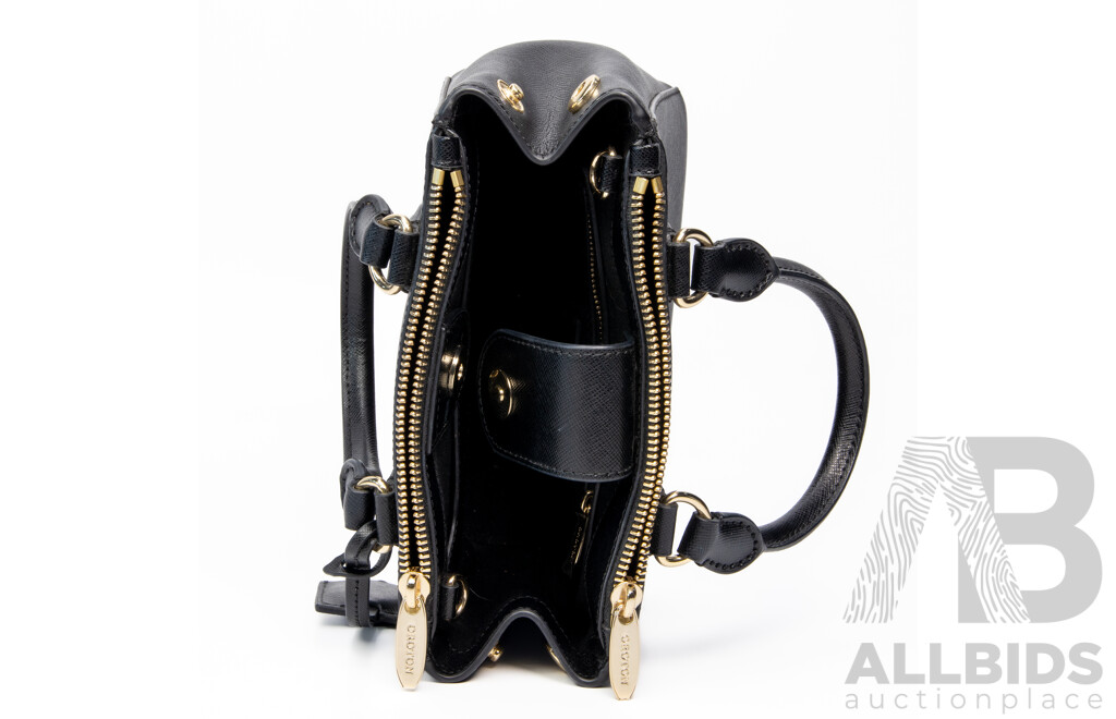 Oroton Inez Mini City Tote in Black