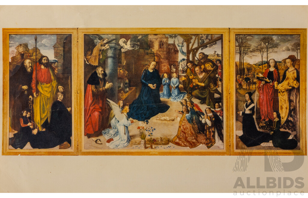 Very Nice Collection of Approximately Vintage Colour Prints Including Picasso, Leonard Da Vinci and More, 48 X 40 Cm (largest unframed)