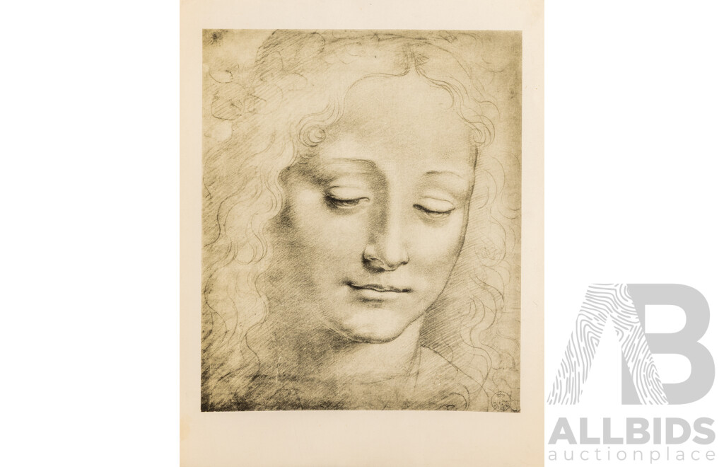 Very Nice Collection of Approximately Vintage Colour Prints Including Picasso, Leonard Da Vinci and More, 48 X 40 Cm (largest unframed)