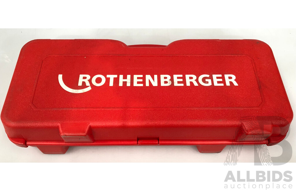 Rothenberger Compact TT B-Press 40mm + 50mm Jaw Set with Case
