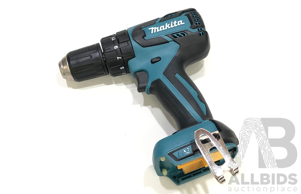 Makita 18 Volt  Cordless Hammer Drill - Faulty Batteries - NCV