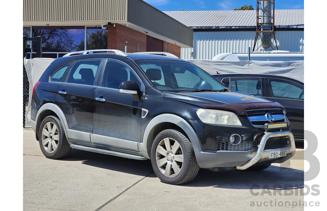 9/2007 Holden Captiva LX (4x4) CG 4d Wagon Black 2.0L