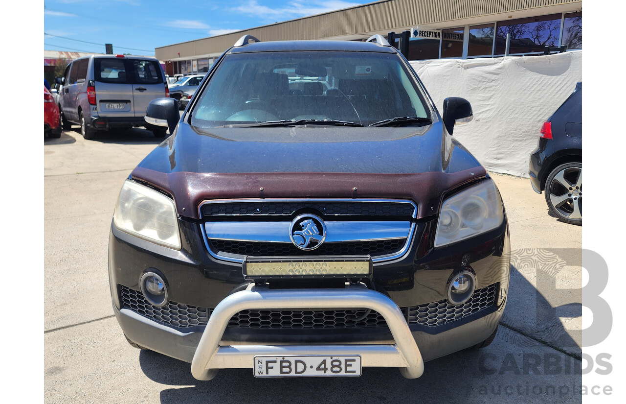 9/2007 Holden Captiva LX (4x4) CG 4d Wagon Black 2.0L
