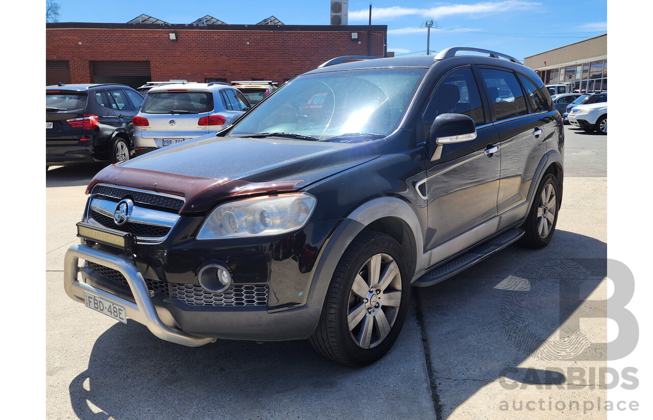 9/2007 Holden Captiva LX (4x4) CG 4d Wagon Black 2.0L