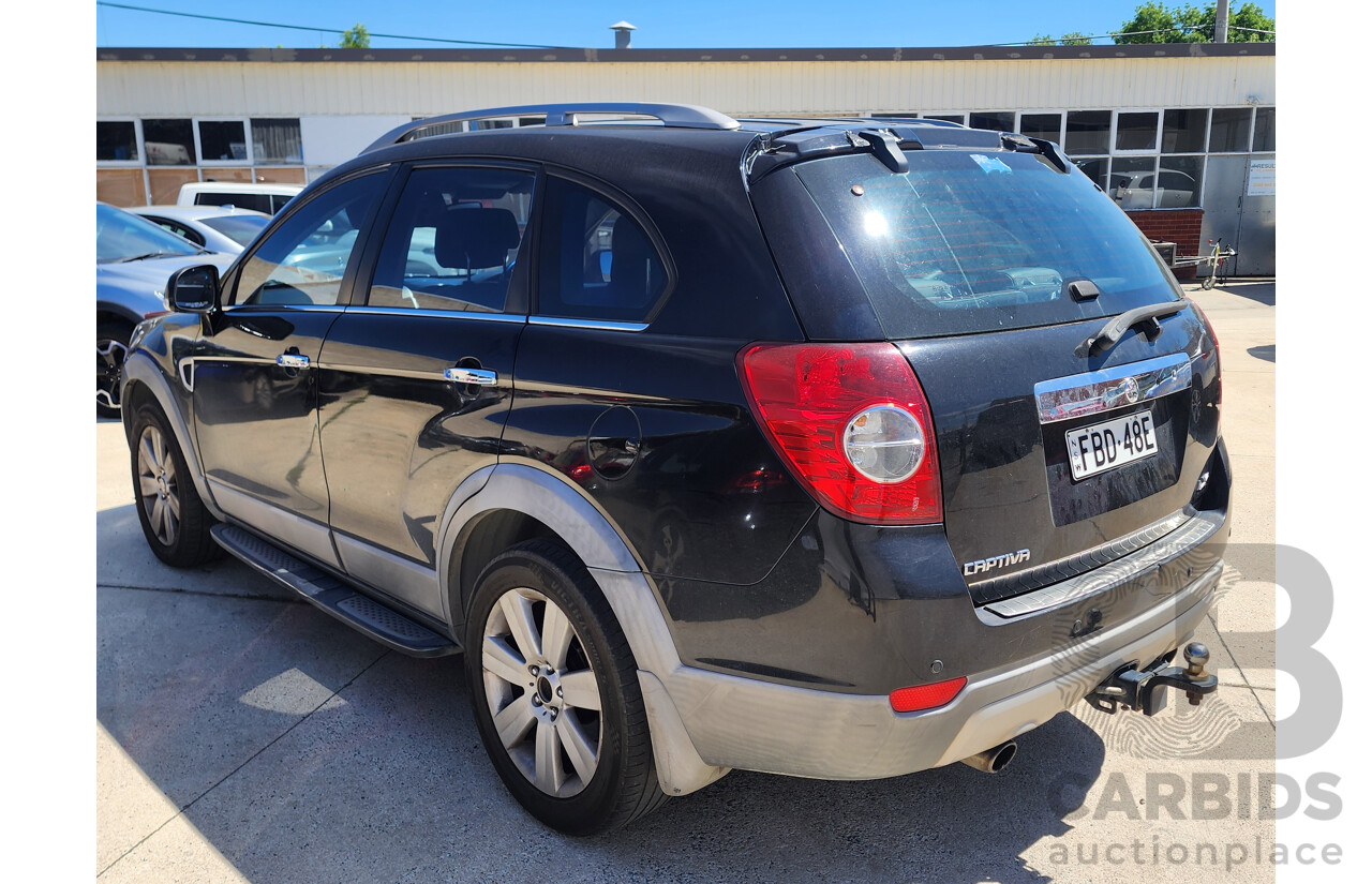9/2007 Holden Captiva LX (4x4) CG 4d Wagon Black 2.0L