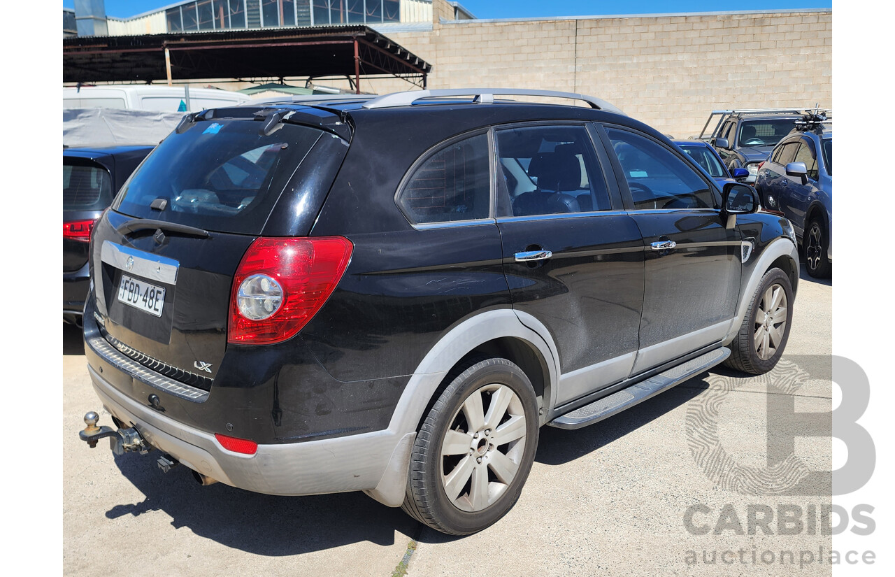 9/2007 Holden Captiva LX (4x4) CG 4d Wagon Black 2.0L