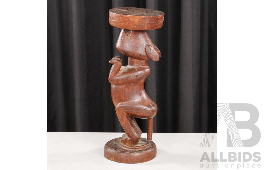 Wonderful Hand Carved Stand in Form of Tree Kangaroo
