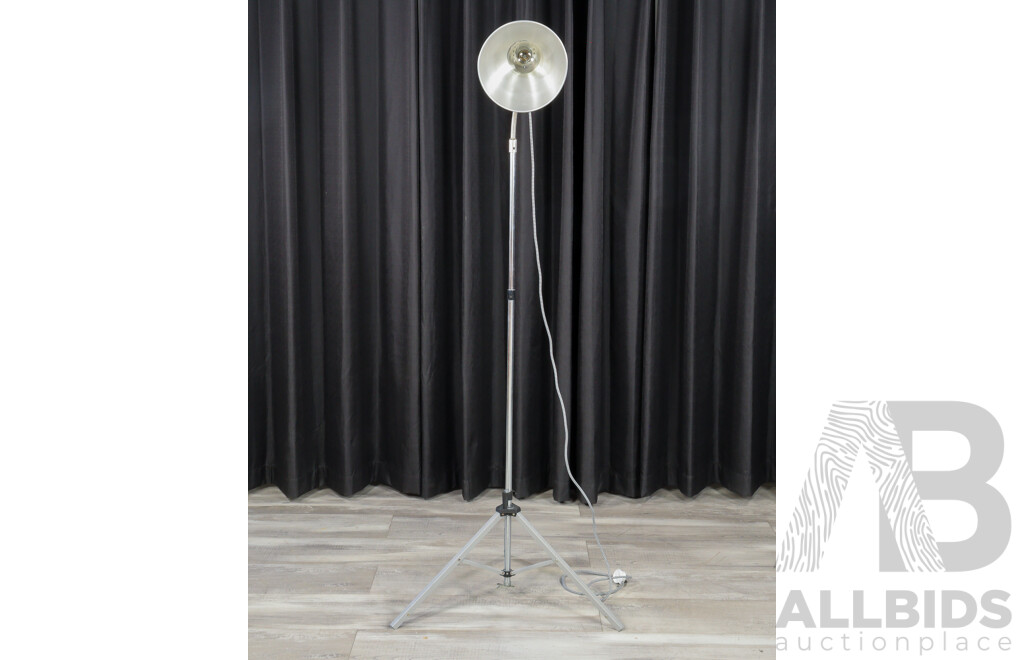 Vintage Chrome Floor Lamp
