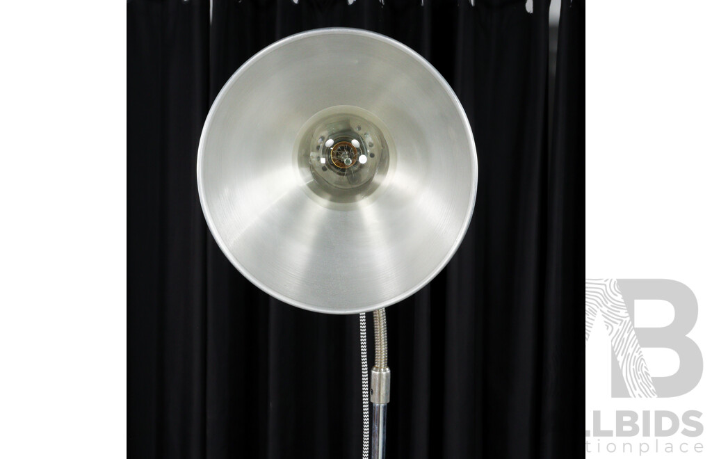 Vintage Chrome Floor Lamp