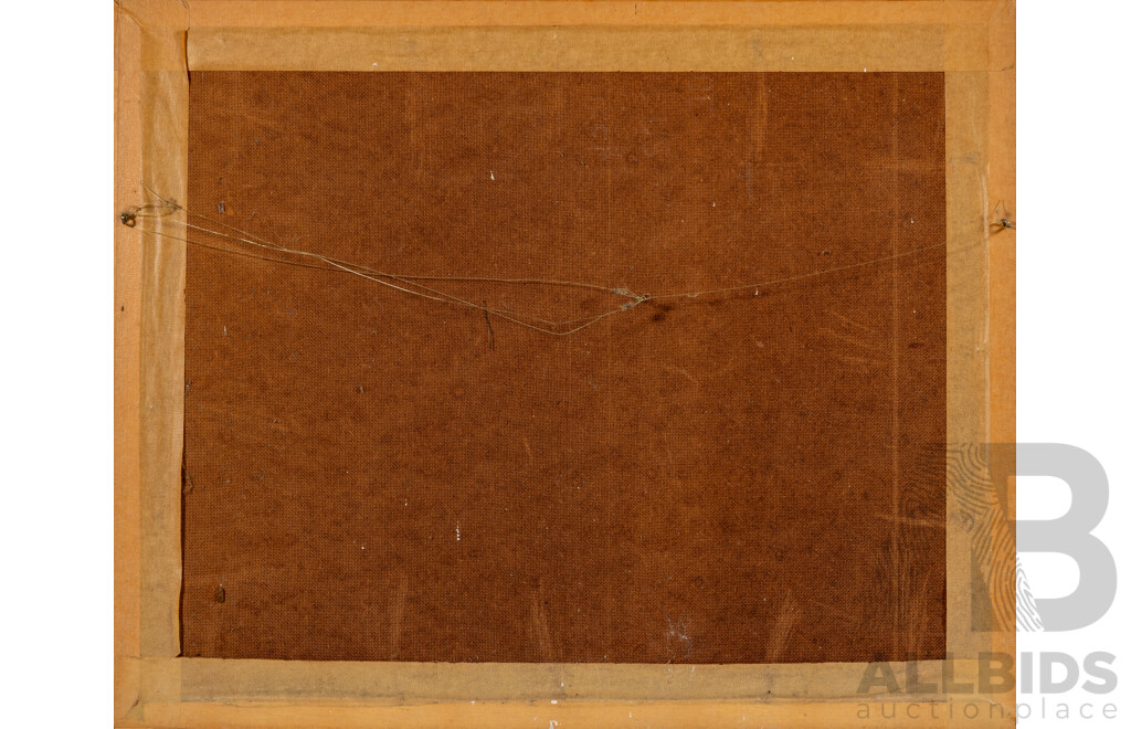 Spencer, (20th Century, Australian), Outback Creek, Original Vintage Oil on Masonite, 53 x 65 cm (frame)