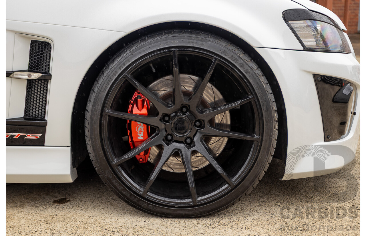 6/2009 Holden Special Vehicles HSV VE GTS MY08 Upgrade Build Number #960 4d Sedan White Turbocharged V8 1100hp+