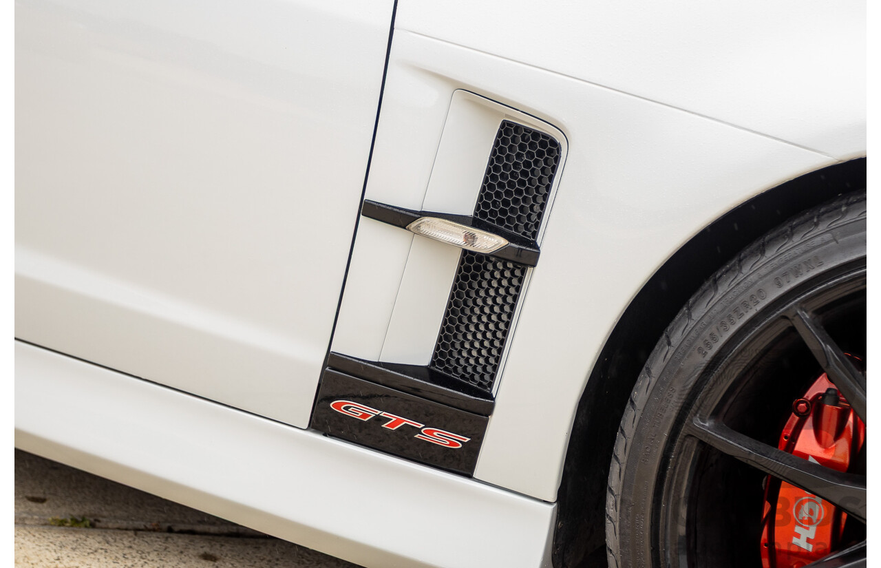 6/2009 Holden Special Vehicles HSV VE GTS MY08 Upgrade Build Number #960 4d Sedan White Turbocharged V8 1100hp+