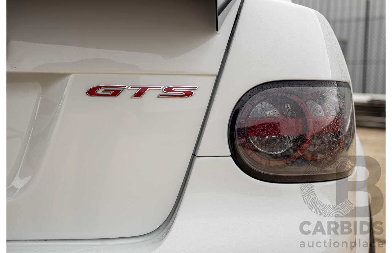 6/2009 Holden Special Vehicles HSV VE GTS MY08 Upgrade Build Number #960 4d Sedan White Turbocharged V8 1100hp+