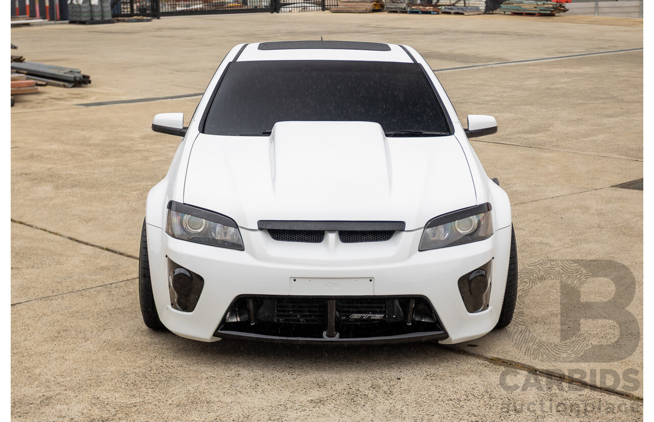 6/2009 Holden Special Vehicles HSV VE GTS MY08 Upgrade Build Number #960 4d Sedan White Turbocharged V8 1100hp+