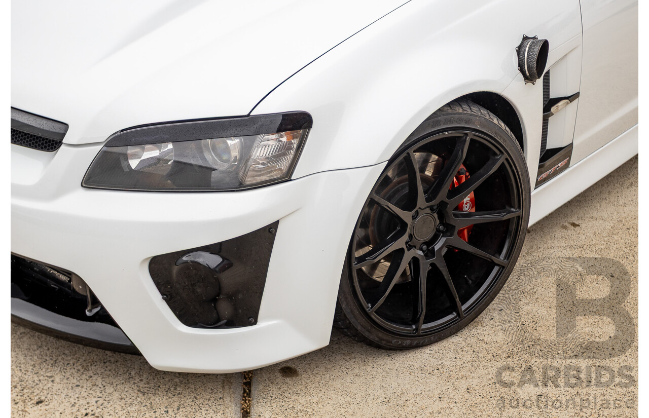 6/2009 Holden Special Vehicles HSV VE GTS MY08 Upgrade Build Number #960 4d Sedan White Turbocharged V8 1100hp+
