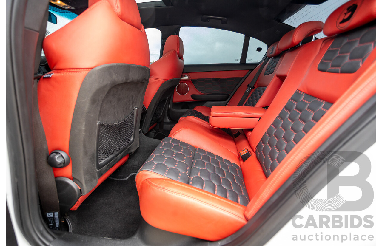 6/2009 Holden Special Vehicles HSV VE GTS MY08 Upgrade Build Number #960 4d Sedan White Turbocharged V8 1100hp+