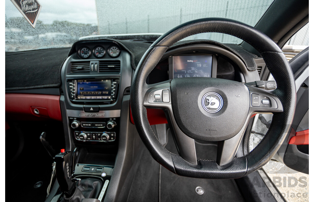 6/2009 Holden Special Vehicles HSV VE GTS MY08 Upgrade Build Number #960 4d Sedan White Turbocharged V8 1100hp+