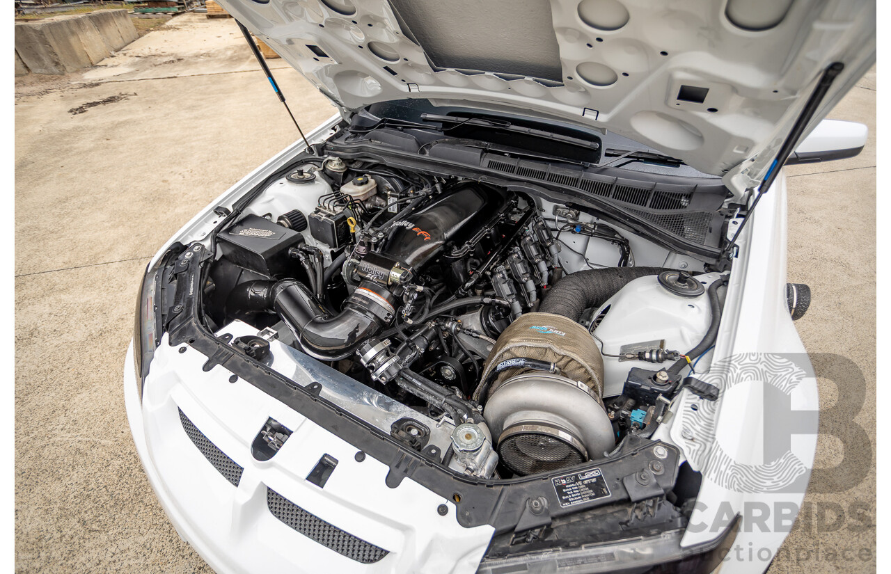 6/2009 Holden Special Vehicles HSV VE GTS MY08 Upgrade Build Number #960 4d Sedan White Turbocharged V8 1100hp+