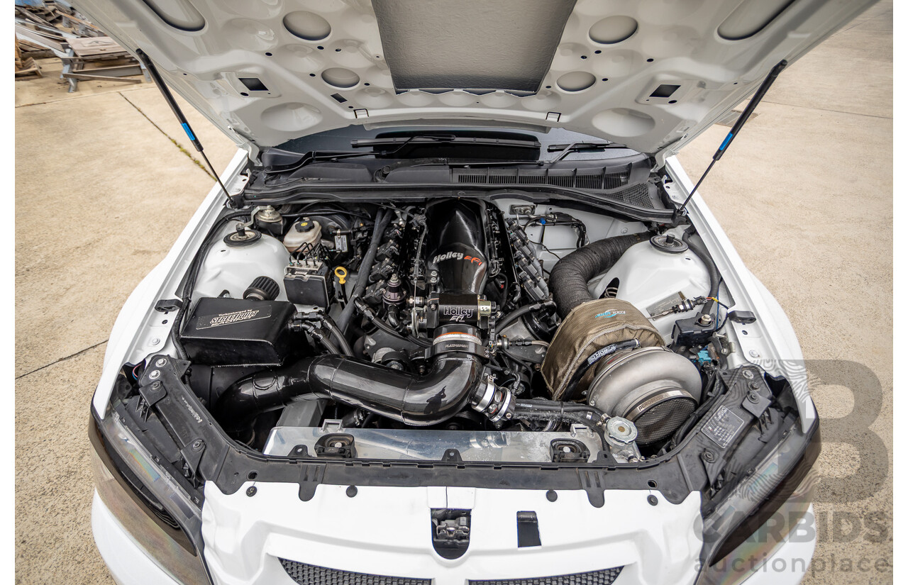 6/2009 Holden Special Vehicles HSV VE GTS MY08 Upgrade Build Number #960 4d Sedan White Turbocharged V8 1100hp+