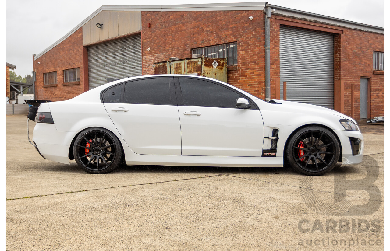 6/2009 Holden Special Vehicles HSV VE GTS MY08 Upgrade Build Number #960 4d Sedan White Turbocharged V8 1100hp+