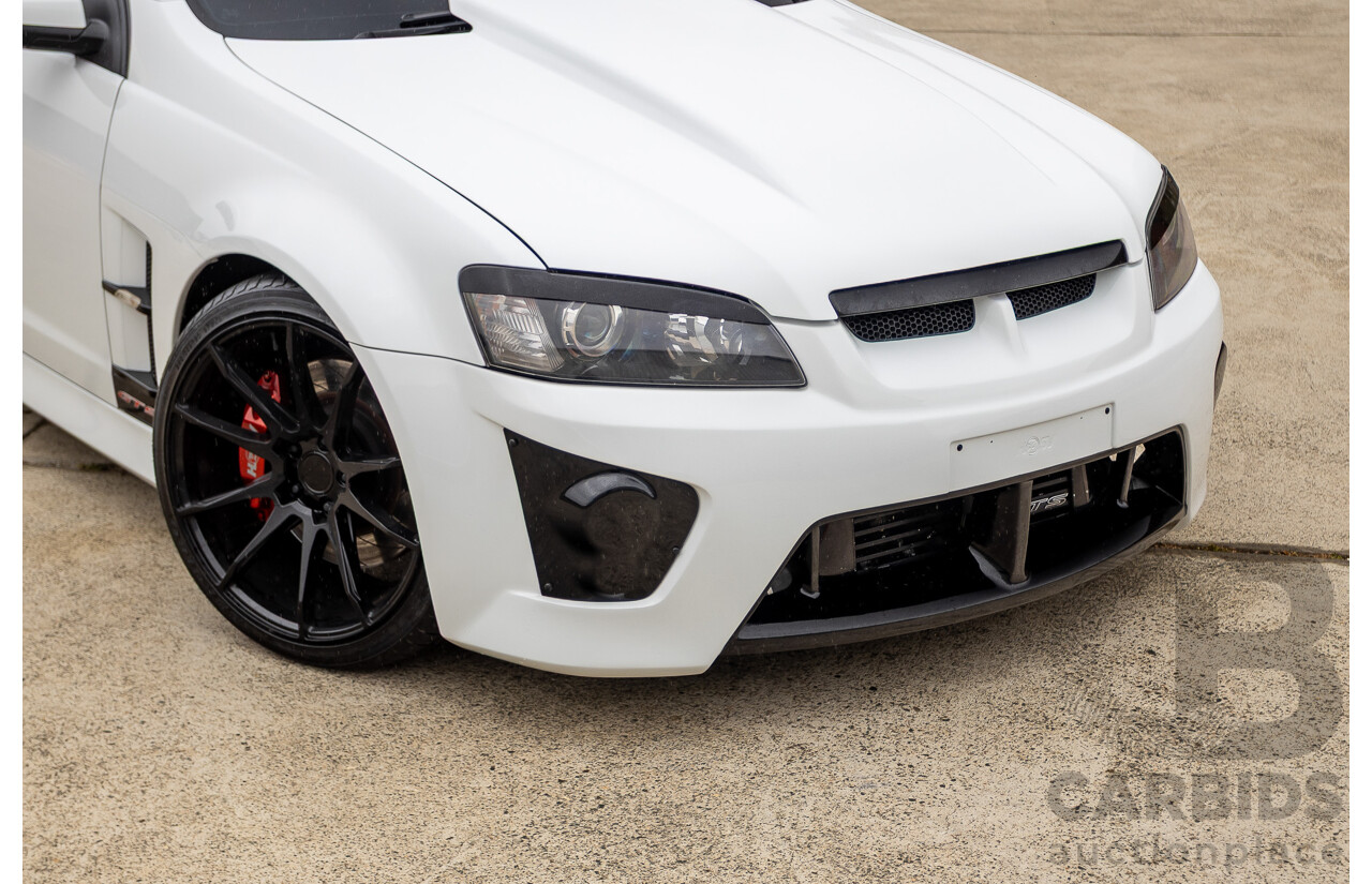 6/2009 Holden Special Vehicles HSV VE GTS MY08 Upgrade Build Number #960 4d Sedan White Turbocharged V8 1100hp+