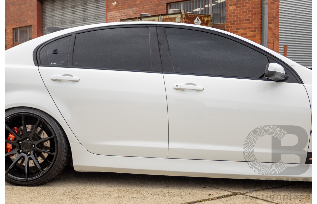 6/2009 Holden Special Vehicles HSV VE GTS MY08 Upgrade Build Number #960 4d Sedan White Turbocharged V8 1100hp+