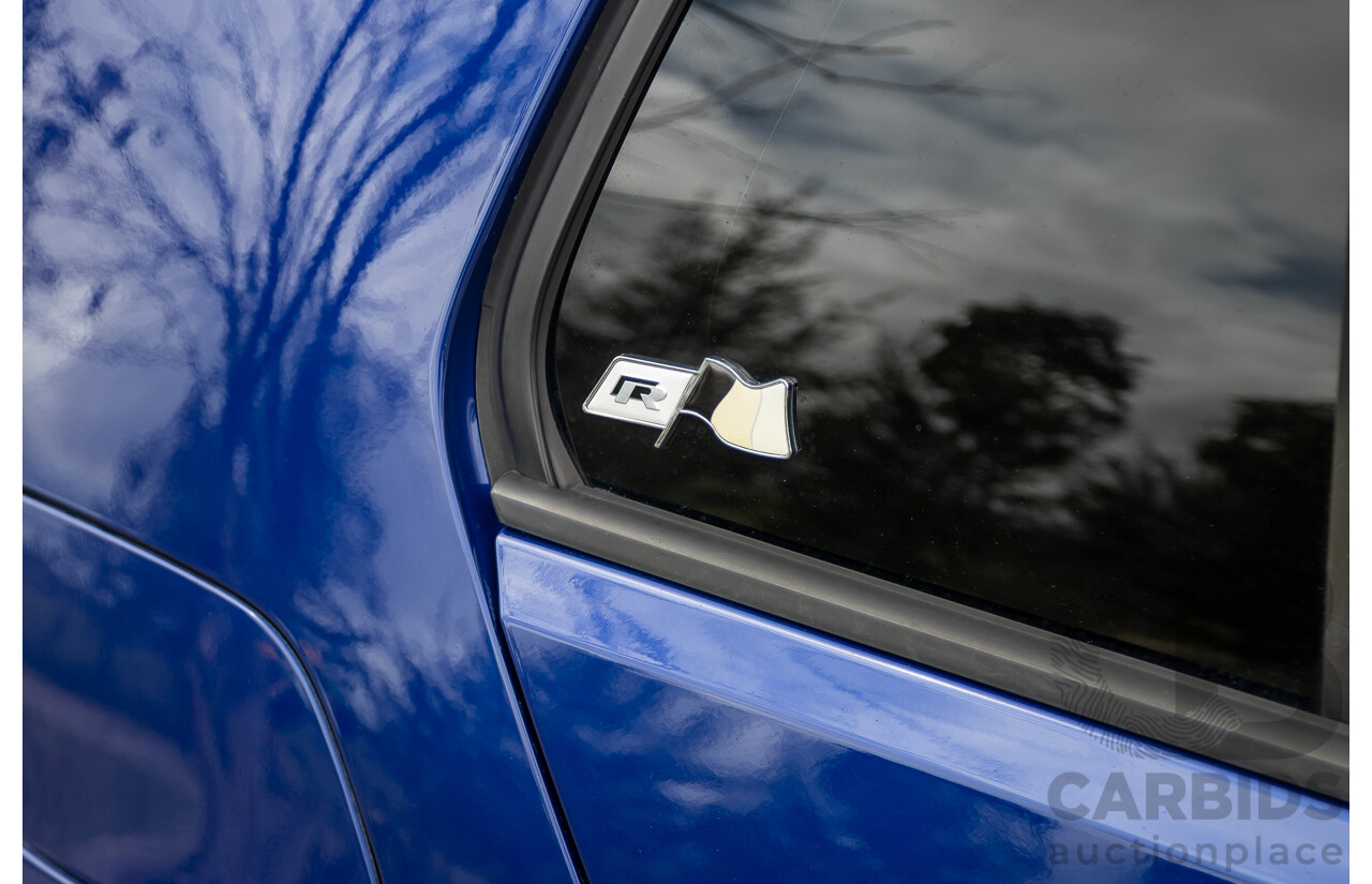 7/2015 Volkswagen Golf R Mk7 (AWD) AU MY15 5d Hatchback Lapiz Blue Metallic Turbo 2.0L - Stage 3 APR