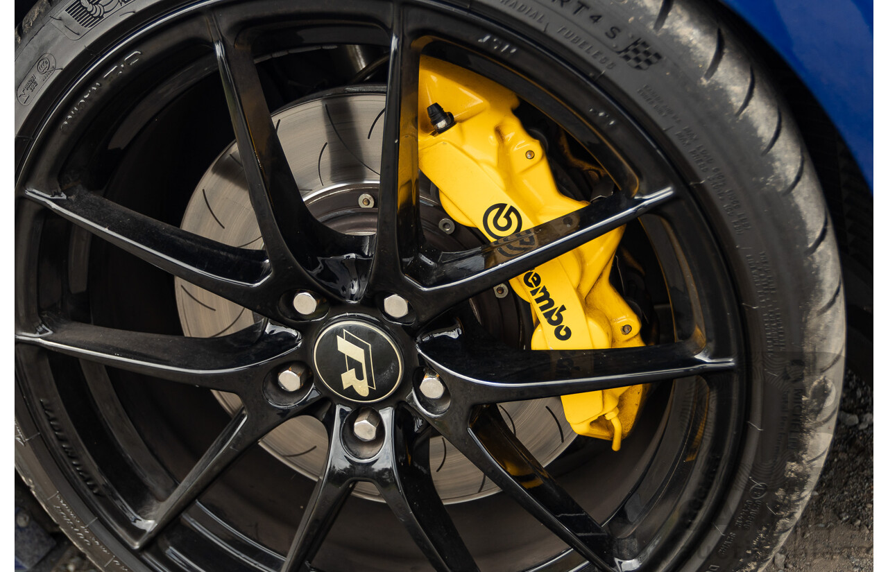 7/2015 Volkswagen Golf R Mk7 (AWD) AU MY15 5d Hatchback Lapiz Blue Metallic Turbo 2.0L - Stage 3 APR