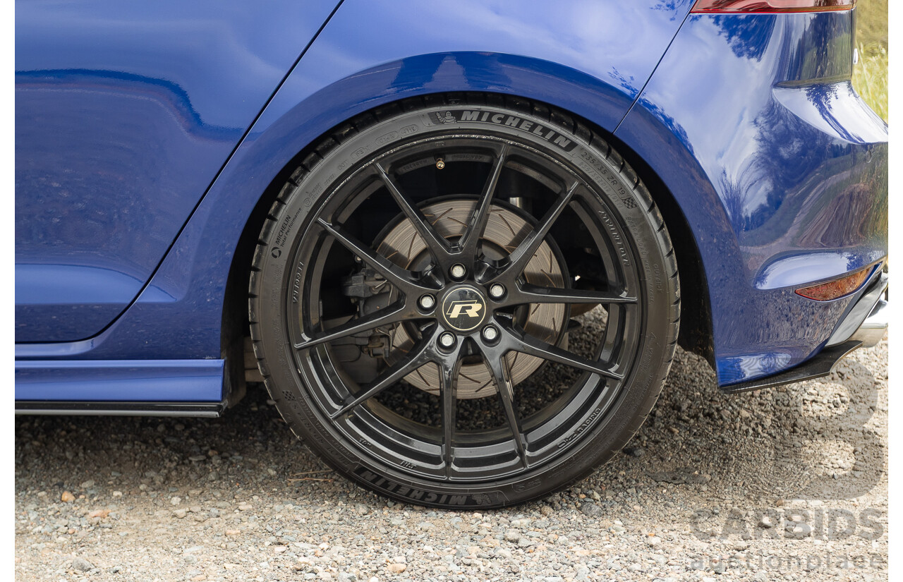7/2015 Volkswagen Golf R Mk7 (AWD) AU MY15 5d Hatchback Lapiz Blue Metallic Turbo 2.0L - Stage 3 APR