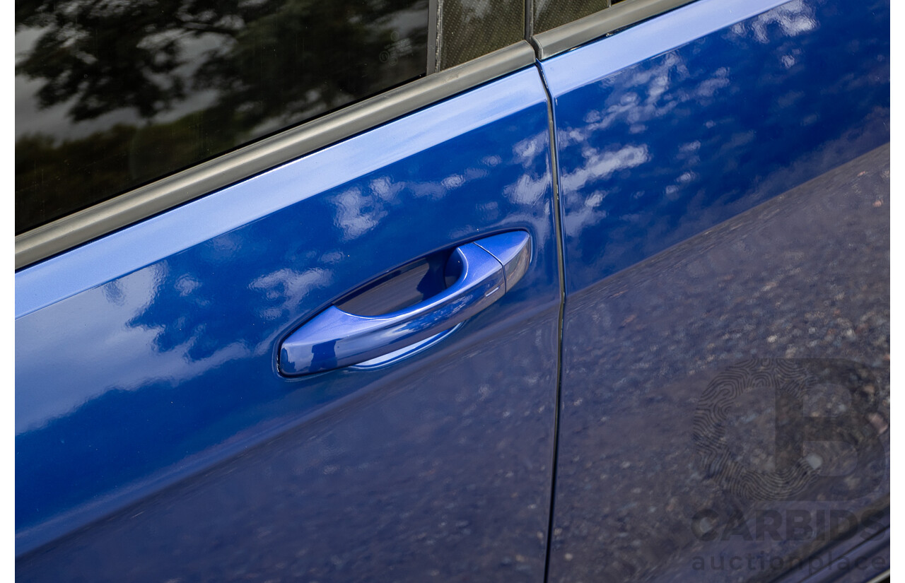 7/2015 Volkswagen Golf R Mk7 (AWD) AU MY15 5d Hatchback Lapiz Blue Metallic Turbo 2.0L - Stage 3 APR