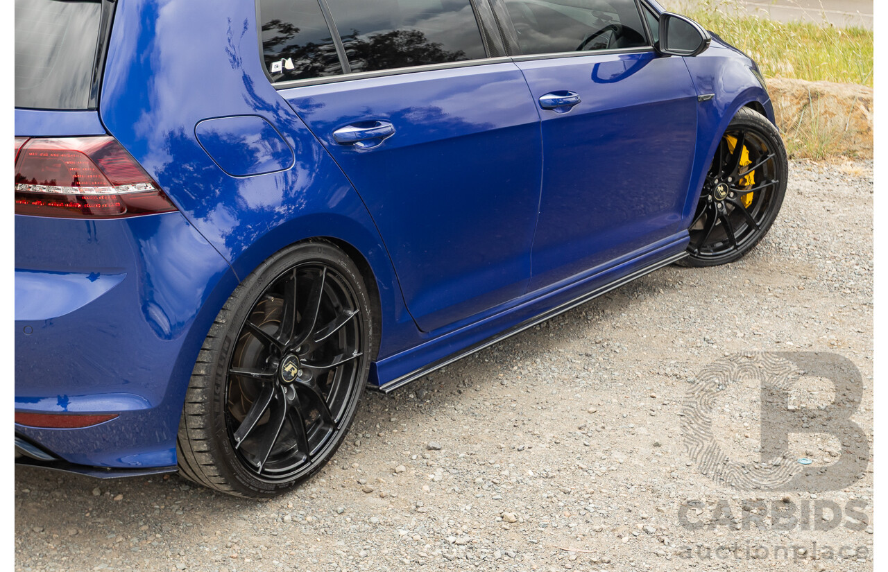 7/2015 Volkswagen Golf R Mk7 (AWD) AU MY15 5d Hatchback Lapiz Blue Metallic Turbo 2.0L - Stage 3 APR