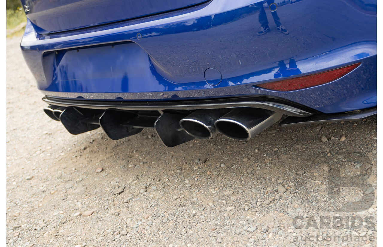 7/2015 Volkswagen Golf R Mk7 (AWD) AU MY15 5d Hatchback Lapiz Blue Metallic Turbo 2.0L - Stage 3 APR