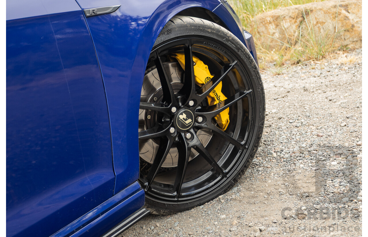 7/2015 Volkswagen Golf R Mk7 (AWD) AU MY15 5d Hatchback Lapiz Blue Metallic Turbo 2.0L - Stage 3 APR